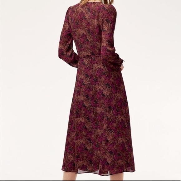 Aritzia Wilfred Lina Floral Midi Dress - Picture 10 of 10